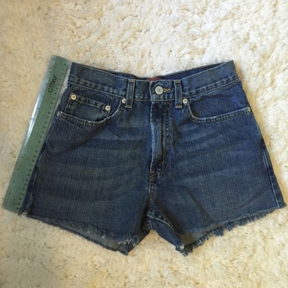 Levi's loose straight vintage 569 denim shorts